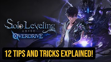 12 Tips and Tricks for Solo Leveling Arise Overdrive!