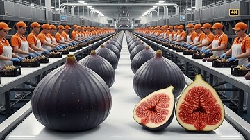 INSANE Fig Factory – How Millions of Figs Are Cleaned, Sorted and Packed Every Day! (Full Process)