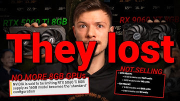 8GB GPUs are Actually Dying