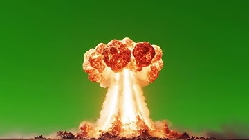 Explosion Green Screen Background Video Background Animation Stock Footage for CapCut Video Editing