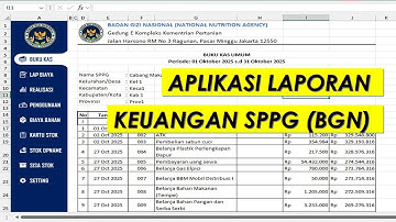 Template Laporan Keuangan SPPG BGN Excel! Cocok untuk Pemula & Non-Akuntan)