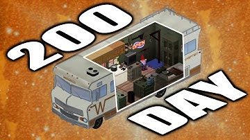 I Survived 200 Days As a RV NOMAD In Build 42