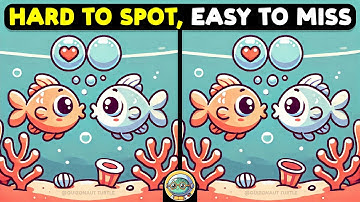 🐢🧩 Spot 3 Differences | Can You Beat the Clock? 🧩🐢 | Quizonaut Turtle