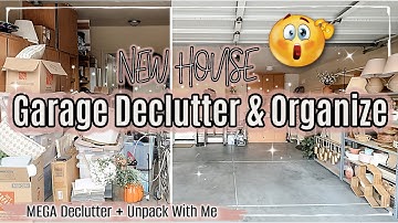 NEW HOUSE GARAGE CLEAN DECLUTTER & ORGANIZE 2025 :: MESSY HOUSE TRANSFORMATION
