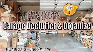 NEW HOUSE GARAGE CLEAN DECLUTTER & ORGANIZE 2025 :: MESSY HOUSE TRANSFORMATION