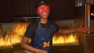 I will never make a cooking video after this..(I burnt the kitchen)
