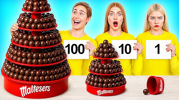 100 Layers of Food Challenge | Crazy Cooking Battle by Multi DO Challenge