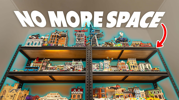 Building a LEGO City on SHELVES