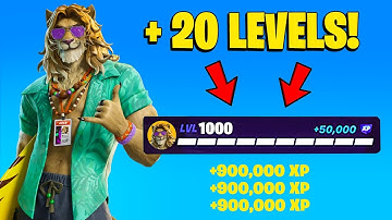 THE BEST *NO TIMER* FORTNITE XP MAP to FARM & LEVEL UP FAST in CHAPTER 7! (950,000!)