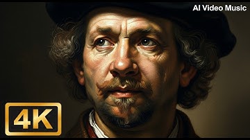 Visual Poems | A Brush with Eternity | The Rembrandt Odyssey [AI Music Video]