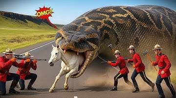 Heroic Rescue Team Saves Stubborn Capybara from Giant Python’s Terrifying Attack🐍