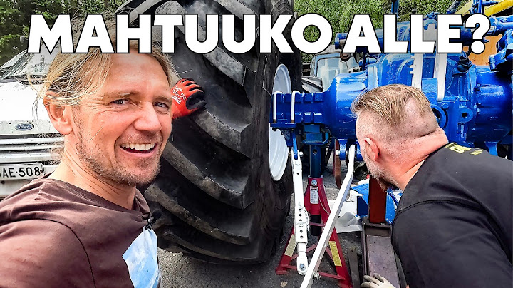 HUTTUSEN TRAKTORIA TUUNAAMASSA | Fordiin kumeja alle