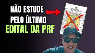 Don't study based on the latest PRF notice: this is why