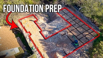Prepping To Pour Foundation For a 6,000 Sq Ft Luxury Home