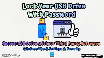 Protect Your USB Drive With BitLocker | Password, Recovery Key, Decryption