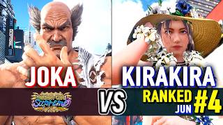 T8 🔥 JOKA (Heihachi) vs KIRAKIRA (#4 Ranked Jun) 🔥 Tekken 8 Day One Heihachi Mishima