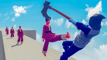 TAEKWONDO TEAM vs EXECUTIONER TEAM| Totally Accurate Battle Simulator-TABS