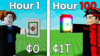 $0 To $1 Trillion using Only Seed Packs for 100 Hours! (Grow a Garden)