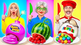 Me vs Grandma Cooking Challenge | Funny Food Challenges by Multi DO