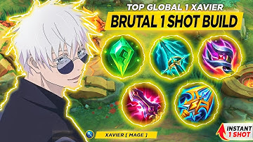 NEW XAVIER BEST 1 SHOT LIFESTEAL BUILD TUTORIAL TO RANK UP FASTER IN 2025!! 🔥 - MLBB