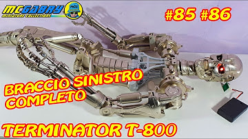 HACHETTE TERMINATOR T800 MODEL NO. 85 AND 86 COMPLETE LEFT ARM - UNBOXING NEWSSTAND