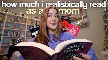 how much i REALISTICALLY read as a slow reader! 📖✨ spoiler free reading vlog!