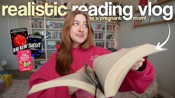 how much i REALISTICALLY read as a slow reader! 📖✨ spoiler free reading vlog!