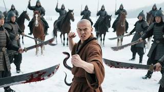 Kung fu boy was surrounded by 1000 soldiers, but used Snake Fist to defeat them all!