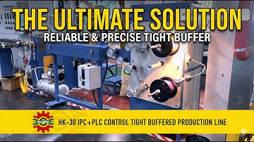 Running at 300m/min! Tight Buffer Fiber Production Line in South Korea (Project Tour)