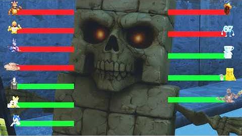 ITALIAN BRAINROT VS SONIC FNAF 2 Movie UCN Animatronics vs POPPY   With HEALTHBARS Fight COMPILATION