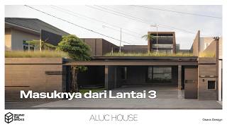 Desain Rumah Tropical Modern dengan Sumur Cahaya