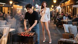 美女總裁救了一個賣燒烤的窮小子，意外發現他是千億萬富翁，立刻以身相許【炮王Cannon King】