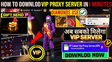 Free Fire Vip Proxy Server Download 2026 (100% Working)🥳💥Free Fire Proxy Server Download Kaise Kare