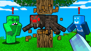 Minecraft, But Breaking Blocks Spawns a RANDOM MOB..