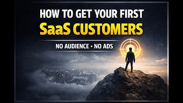 How to Get Your First Customers for a SaaS (No Audience, No Ads)