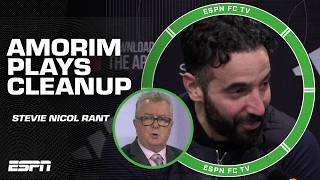 Stevie Nicol RANTS on Ruben Amorim 🗣️ 'HE'S LOOKING FOR SYMPATHY!' | ESPN FC