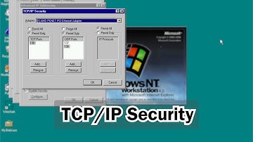Before Windows Firewall: Exploring TCP/IP Security in NT 4.0