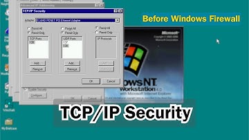 Before Windows Firewall: Exploring TCP/IP Security in NT 4.0