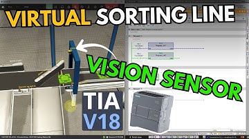 Sorting Line with Vision Sensor – Programming in TIA Portal (SCL) | Virtual Factory