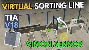 Sorting Line with Vision Sensor – Programming in TIA Portal (SCL) | Virtual Factory