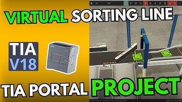 Sorting Line with Vision Sensor – Programming in TIA Portal (SCL) | Virtual Factory
