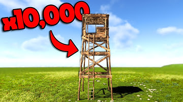 I Built 10,000 Watch Towers In Rust And Almost CRASHED The Server