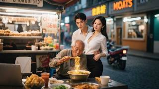 Poor guy actually use a noodle cure richest man's anorexia,beauy CEO marry him,have 10sons