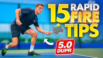 15 Quick Pickleball Tips to see IMMEDIATE Improvement