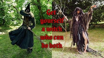 I made TWO Autumn Witch Costumes!