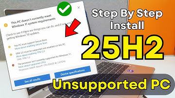 ✅ Install Windows 11 25H2 on Unsupported PC | Step-by-Step Guide 2025 (No TPM / Secure Boot) 🚀