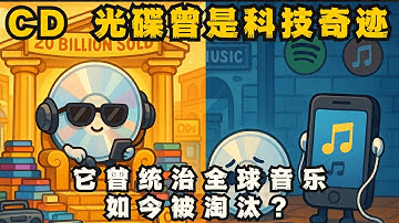 CD 的黄金时代与没落结局，一次看懂它的传奇！从黑胶到CD，再到串流音乐！声音载体的百年演变！