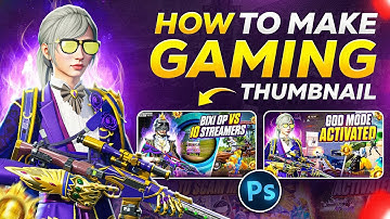 How to Make a Gaming Thumbnail Like Bixiop in Photoshop?