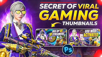 How to Make a VIRAL Gaming Thumbnail Like BIXIOP in Photoshop?