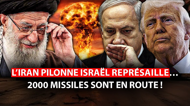 La réplique brutal des Iraniens. Ils n'ont pas attendu 48h.
